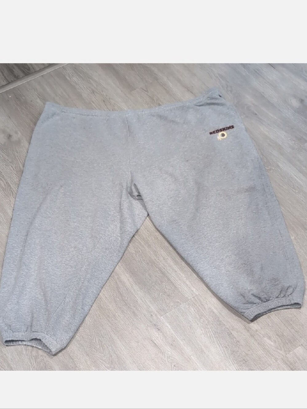 Vintage NFL Washington Redskins Sweatpants Joggers Gray with Red Tag Size 4XL